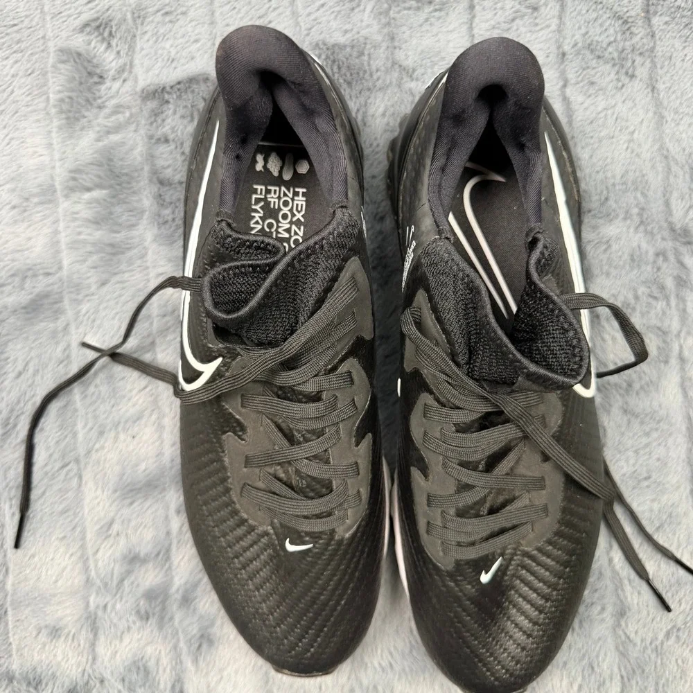 Nike Air Zoom Infinity Tour Men 9.5 Black White Golf Shoes CT0540-077 Spiked